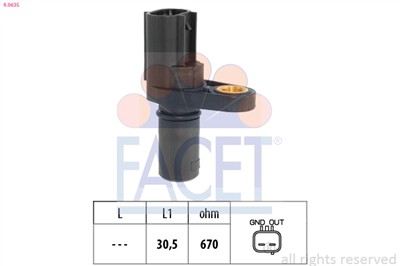 FACET 9.0635 Číslo výrobce: KW 453 635. EAN: 8012510300480.