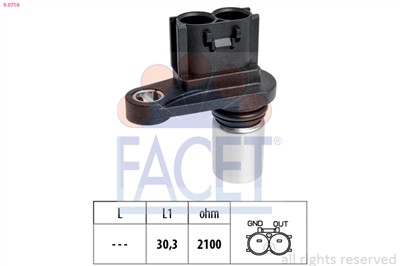 FACET 9.0716 Číslo výrobce: EPS 1.953.716. EAN: 8012510035726.