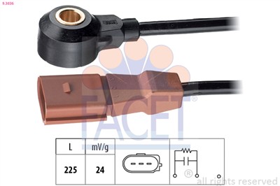 FACET 9.3036 Číslo výrobce: KW 457 036. EAN: 8012510017685.