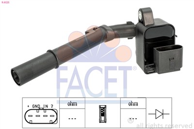 FACET 9.6525 Číslo výrobce: KW 470 625. EAN: 8012510302491.