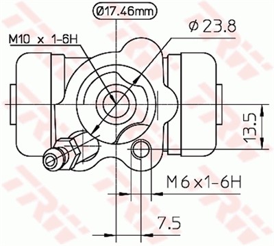 TRW BWA155 EAN: 3322937300754.