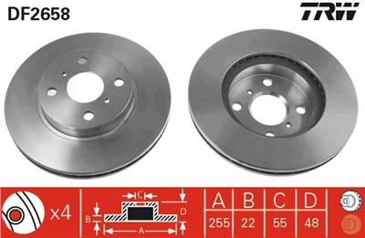 TRW DF2658 EAN: 3322937108381.