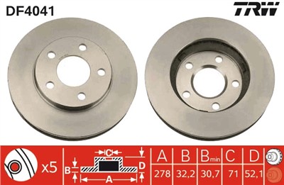 TRW DF4041 EAN: 3322937237425.