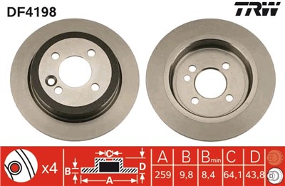 TRW DF4198 EAN: 3322937320967.