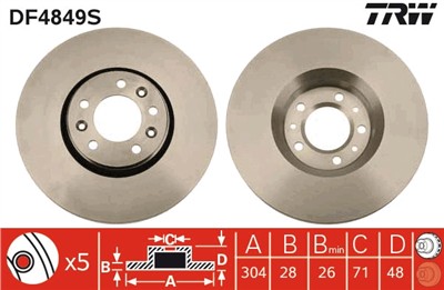 TRW DF4849S EAN: 3322937928606.