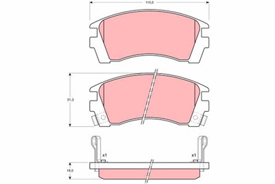 TRW GDB1013 Číslo výrobce: 21716. EAN: 3322936410133.