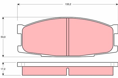 TRW GDB1022 Číslo výrobce: 23051. EAN: 3322936410225.