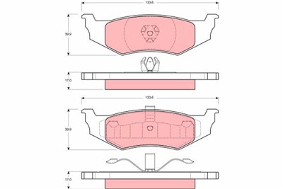 TRW GDB1234 Číslo výrobce: 23561. EAN: 3322937141333.
