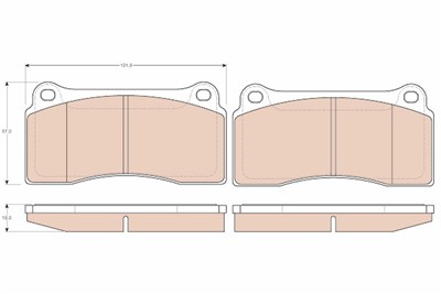 TRW GDB1536 Číslo výrobce: 23293. EAN: 3322937334322.