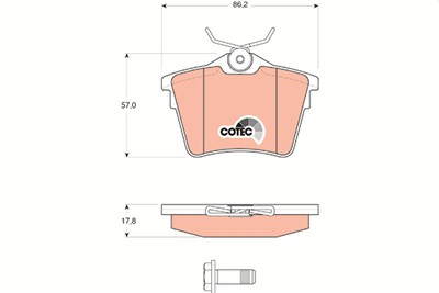 TRW GDB1596 Číslo výrobce: 24135. EAN: 3322937370092.