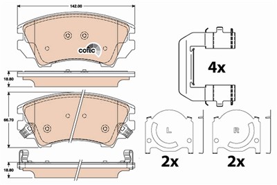 TRW GDB1783 Číslo výrobce: 24412. EAN: 3322937918409.