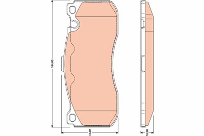 TRW GDB1802 Číslo výrobce: 24316. EAN: 3322937949588.