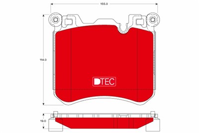 TRW GDB1826DTE Číslo výrobce: 24524. EAN: 3322938227098.