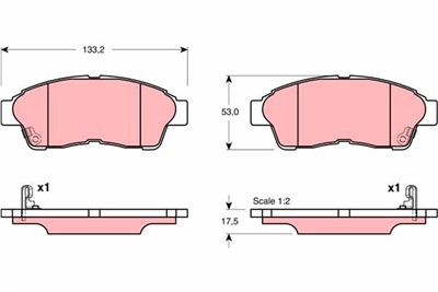 TRW GDB3147 Číslo výrobce: 21601. EAN: 3322937205387.