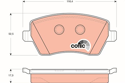 TRW GDB3332 Číslo výrobce: 23973. EAN: 3322937334544.