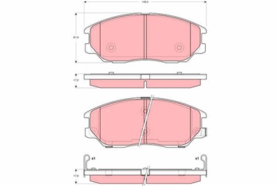 TRW GDB3360 Číslo výrobce: 24167. EAN: 3322937390205.