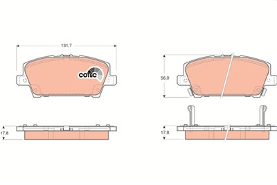 TRW GDB3407 Číslo výrobce: 24087. EAN: 3322937475698.