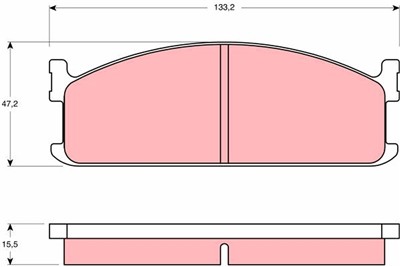 TRW GDB345 Číslo výrobce: 21115. EAN: 3322936403456.