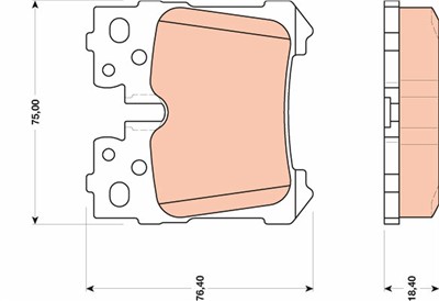 TRW GDB3475 Číslo výrobce: 24244. EAN: 3322937887712.
