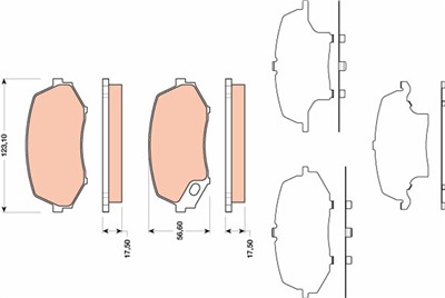 TRW GDB3486 Číslo výrobce: 29249. EAN: 3322937955015.