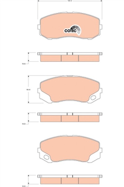 TRW GDB3492 Číslo výrobce: 29249. EAN: 3322937992386.
