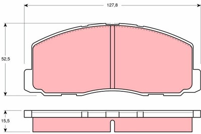 TRW GDB355 Číslo výrobce: 20955. EAN: 3322936403555.