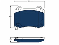 TRW GDB4171BTE ELECTRIC BLUE