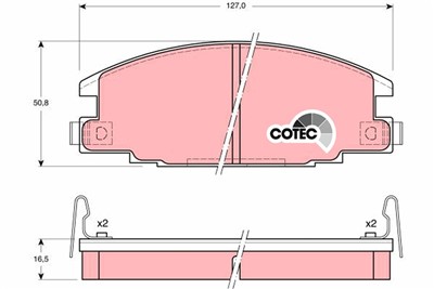 TRW GDB870 Číslo výrobce: 21467. EAN: 3322936408703.