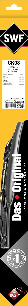 SWF 116315 Číslo výrobce: CK08. EAN: 3276421163151.
