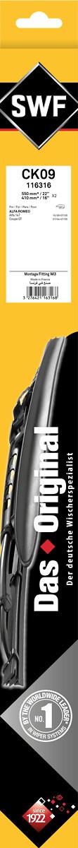 SWF 116316 Číslo výrobce: CK09.