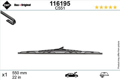 SWF 116195 Číslo výrobce: C551. EAN: 3276421161959.