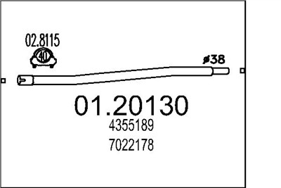 MTS 01.20130 EAN: 8033464009892.
