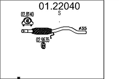 MTS 01.22040 EAN: 8033464011703.