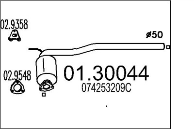 MTS 01.30044 EAN: 8033464456511.