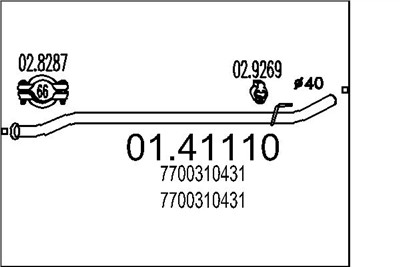 MTS 01.41110 EAN: 8033464013967.