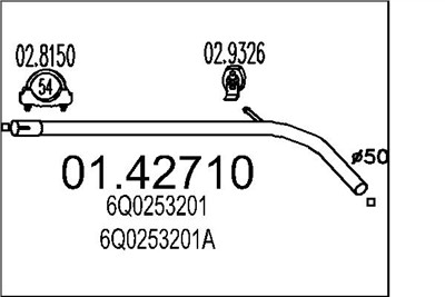MTS 01.42710 EAN: 8033464015299.