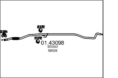 MTS 01.43098 EAN: 8033464515898.