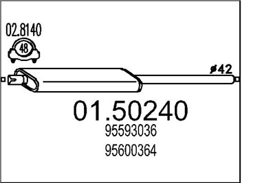 MTS 01.50240 EAN: 8033464016722.