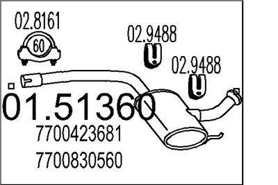 MTS 01.51360 EAN: 8033464017842.