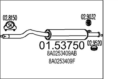 MTS 01.53750 EAN: 8033464020217.