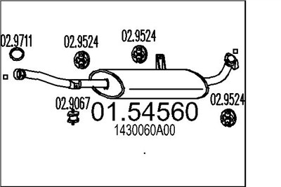 MTS 01.54560 EAN: 8033464021023.