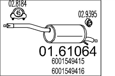 MTS 01.61064 EAN: 8033464901004.