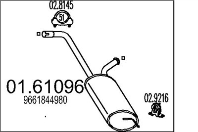 MTS 01.61096 EAN: 8033464902018.