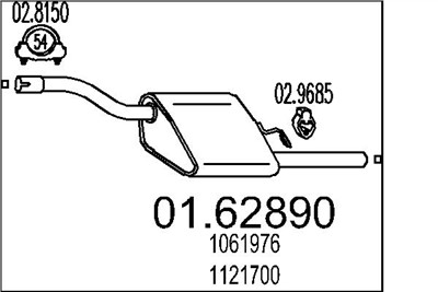 MTS 01.62890 EAN: 8033464032005.