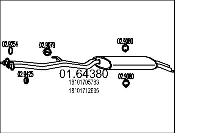 MTS 01.64380 EAN: 8033464033484.