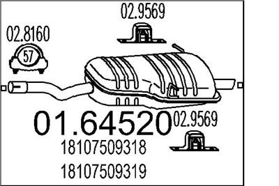 MTS 01.64520 EAN: 8033464033613.