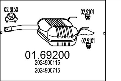 MTS 01.69200 EAN: 8033464038076.