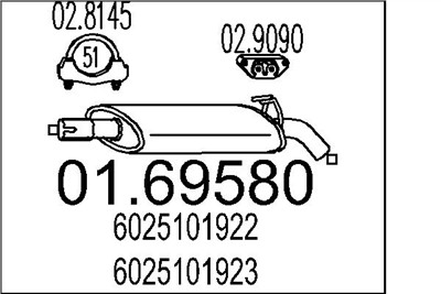 MTS 01.69580 EAN: 8033464038434.