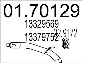 MTS 01.70129 EAN: 8033464876135.