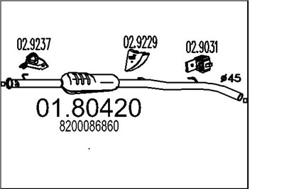 MTS 01.80420 EAN: 8033464040819.
